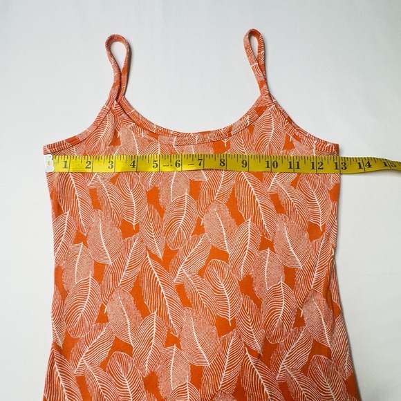 Banana Republic Women's Blouse Top Orange Spaghetti Strap Size Small - Picture 9 of 9